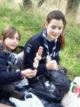 con i loro hot dog scout!e farina dappertutto!!!!